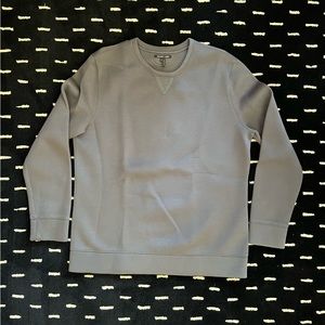 Helmut Lang Tape Detail Neoprene Crewneck Sweatshirt
